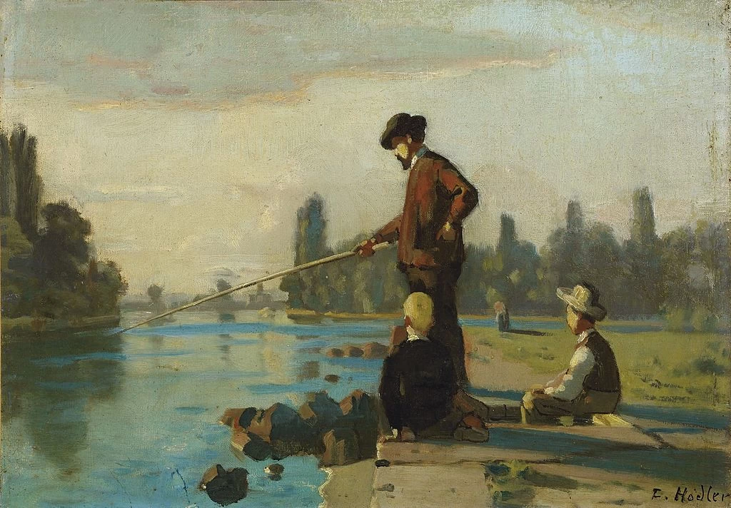 Il pescatore, intorno al 1879 - Galerie Tanner, Zurigo